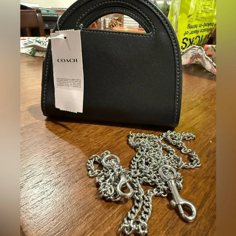 Coach Top Handle Card Case Crossbody Bag - Picture 6 of 9